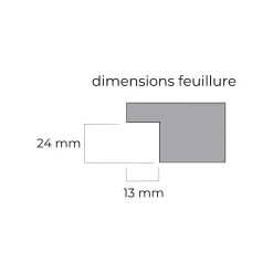 Porte nue, sans cadre, bois Bouleau Access : 2 carreaux, 83 cm à recouvrement-Reivilo Hot
