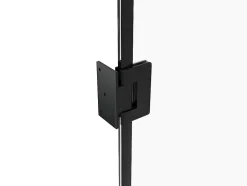 Porte réversible sans bâti en verre trempé - Noir - H204 x L73 cm - SEROTO-Vente-unique New