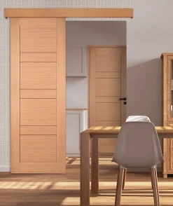 Lynporte Porte seule 1 Panneau CASSIOPEIA bois chêne européen 2040 x 730