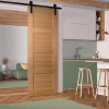 Porte seule 4 Panneaux CETUS bois chêne européen 2040 x 830-Lynporte Hot