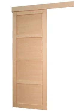 Lynporte Porte seule 4 Panneaux NOVA2 bois hêtre 2040 x 830