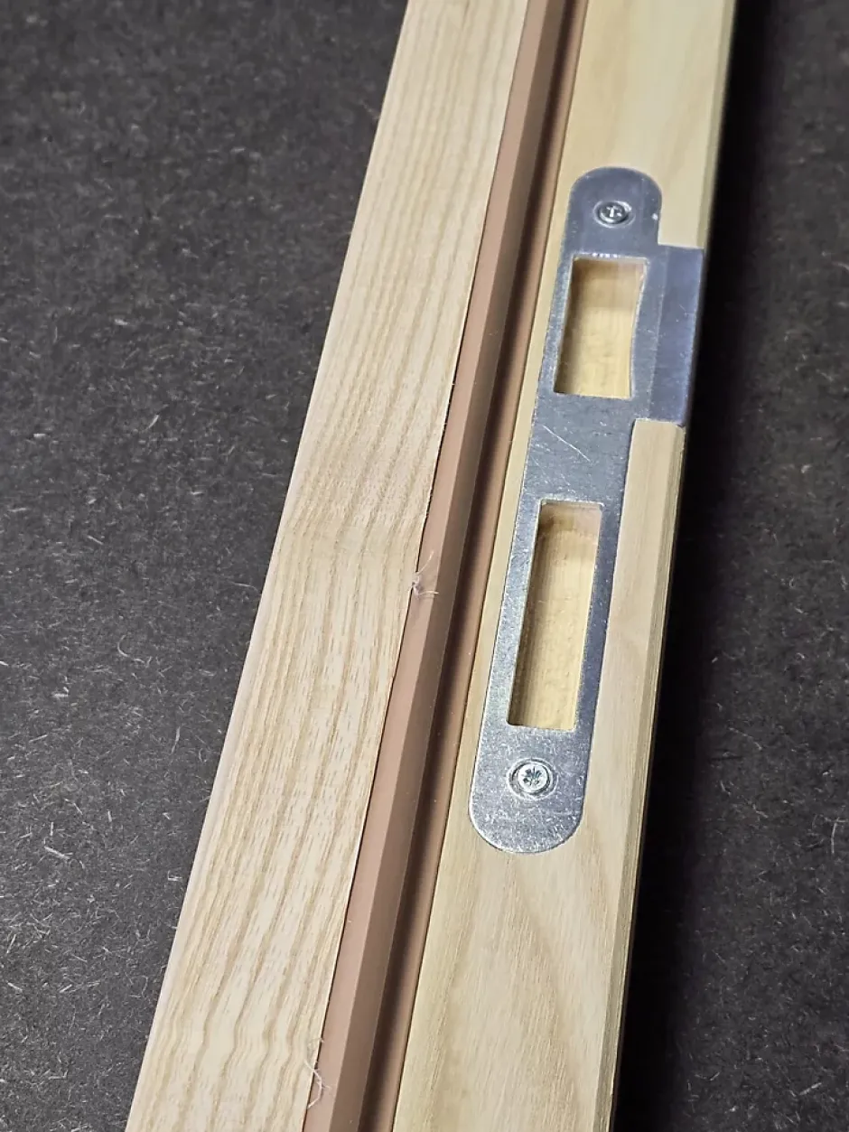 Porte seule bois isoplane ANTLIA1 730 frêne blanc européen-Lynporte Clearance