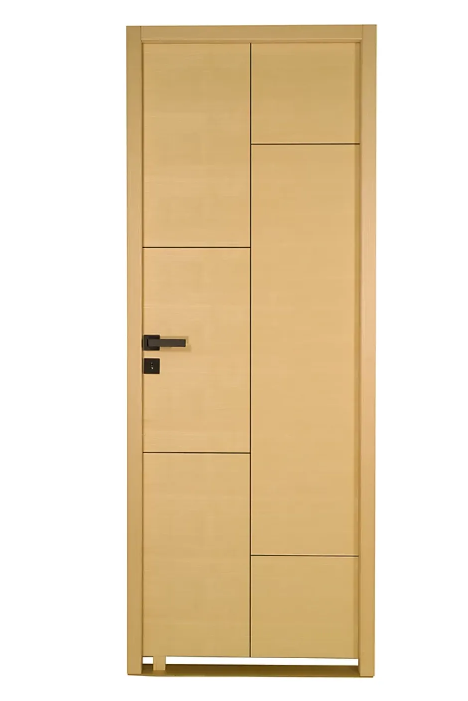 Porte seule bois isoplane ANTLIA1 830 frêne blanc européen-Lynporte New