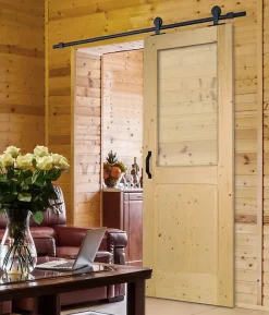 Lynporte Porte seule bois épicéa ANDROMEDA 1 vitrage 730