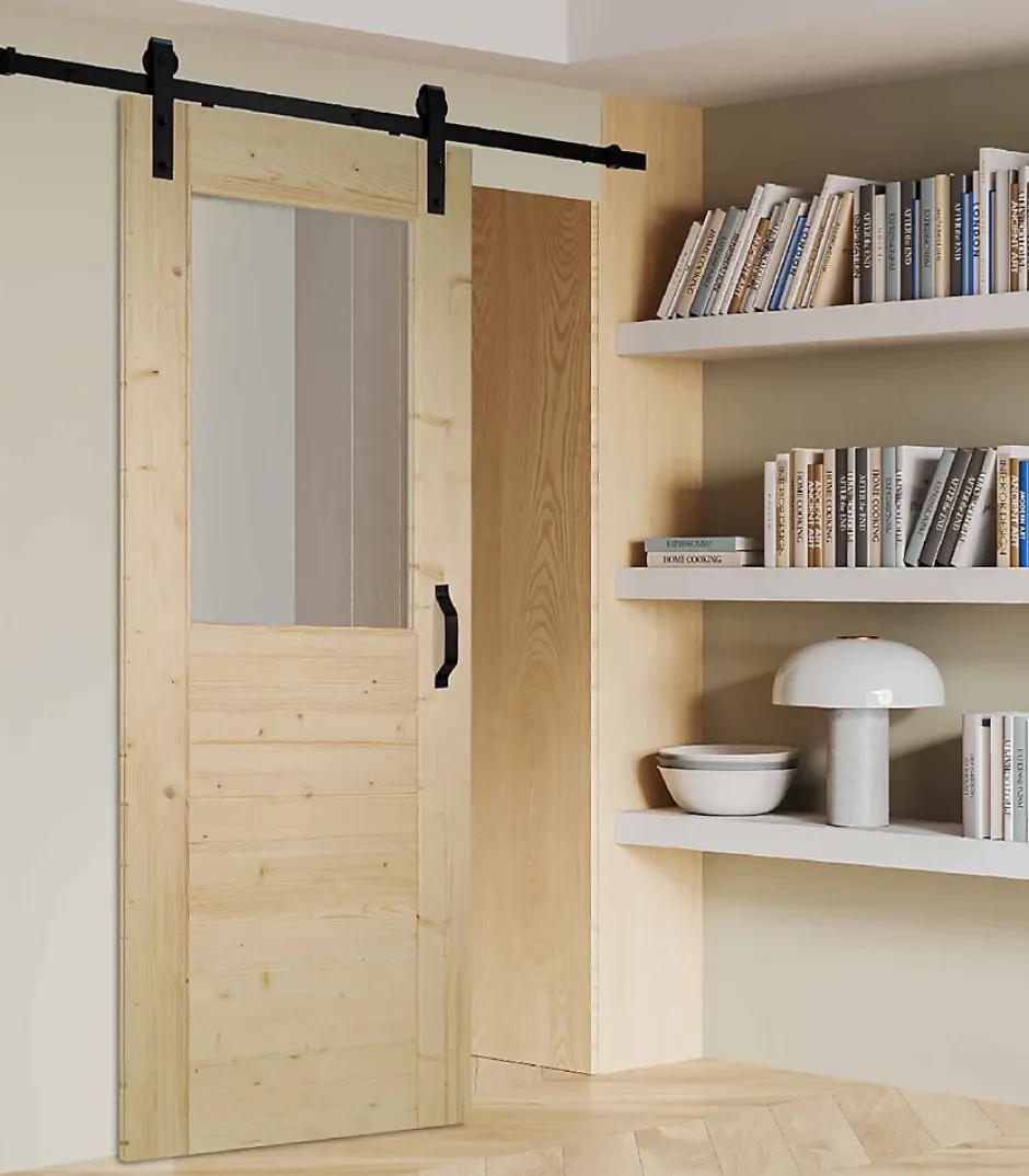 Lynporte Porte seule bois épicéa HORIZON 1 vitrage 930