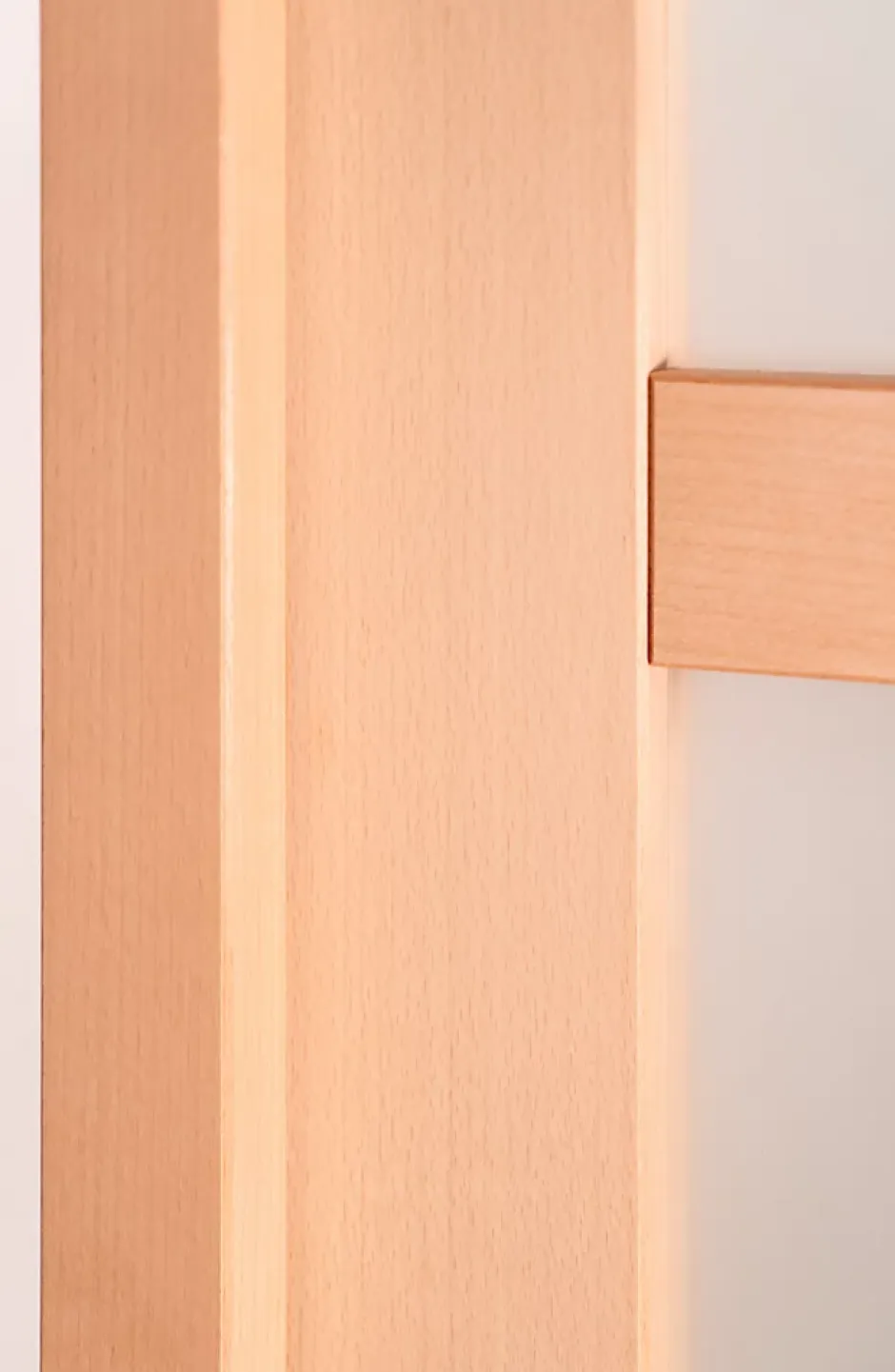 Lynporte Porte seule NOVA2 bois hêtre 4 Vitrages 2040 x 930