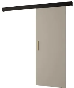 Portes coulissantes Salwador I 80x204 cm (Cachemire / Noir / Or)-Abiks Meble Clearance