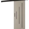 Abiks Meble Portes coulissantes Salwador Y 80x204 cm (Cachemire / Noir / Noir)