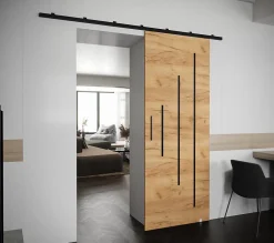 Abiks Meble Portes coulissantes Zonda Y 90x204 cm (Chêne Craft)