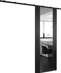 Abiks Meble Portes coulissantes Zonda II 80x204 cm (Noir)