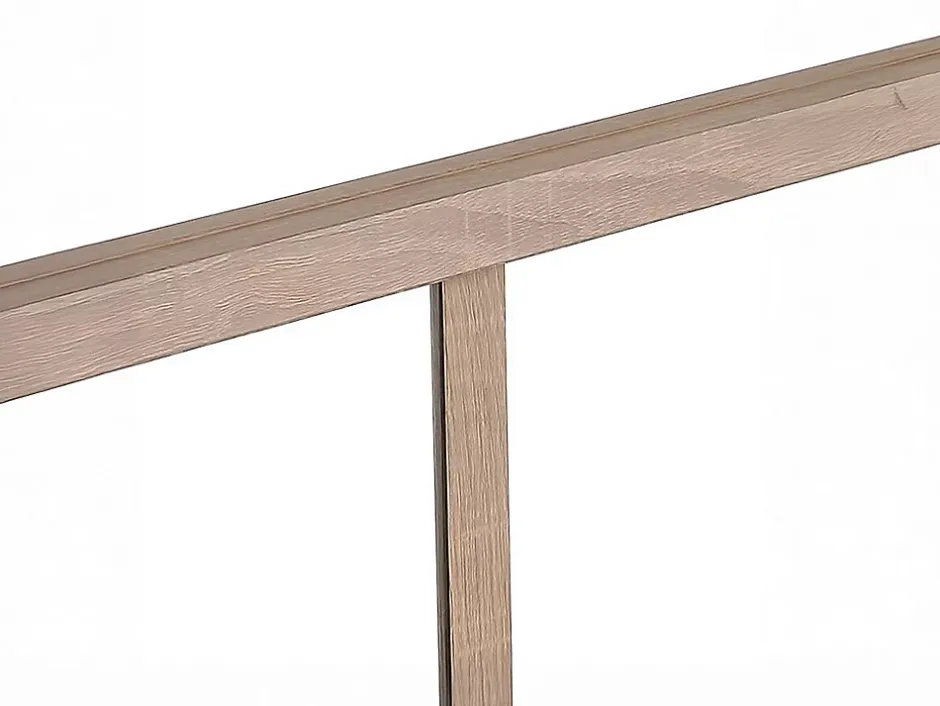 Vente-unique Poteau d'angle pour verrière atelier en aluminium thermolaqué 105 cm naturel clair - BAYVIEW