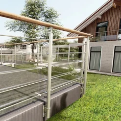 Kordo Poteau de garde-corps pose latérale, Inoca