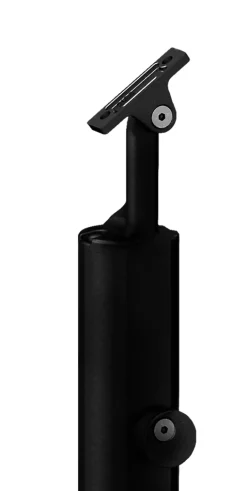 Kordo Poteau pose en applique pour garde-corps Opalu noir