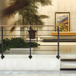 Kordo Poteau supplémentaire noir pose latérale, Initio