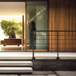 Kordo Poteau supplémentaire noir pose latérale, Initio