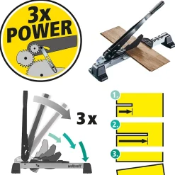 Wolfcraft Presse coupante pour sols stratifiés VLC1000