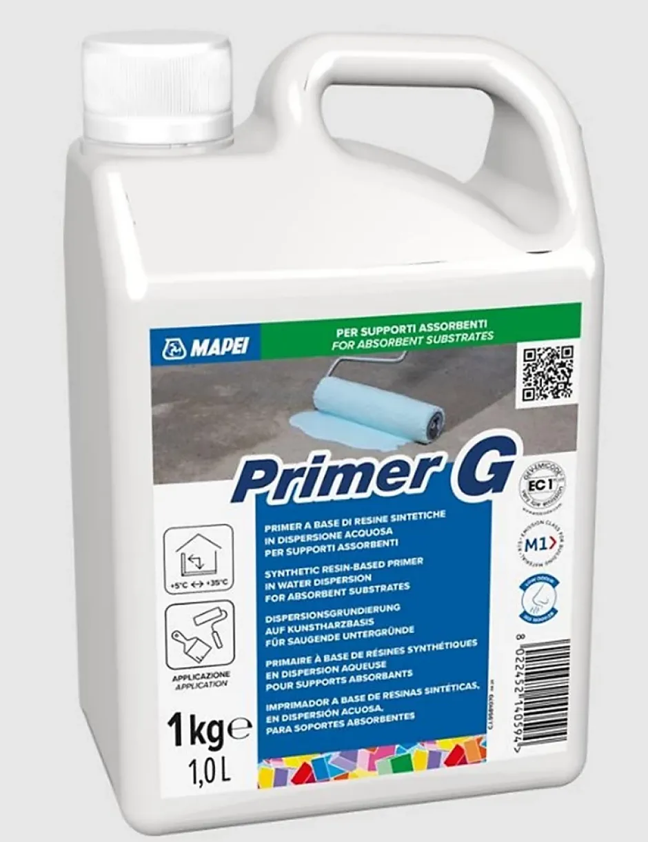 Mapei Primaire d'adhérence pour supports poreux PRIMER G - Bidon 5L