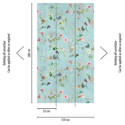 Profhome 382681-GU Papier peint photo lisse mat 1,59 m x 2,8 m