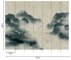 Profhome 382461-GU Papier peint photo lisse mat 3,71 m x 2,8 m