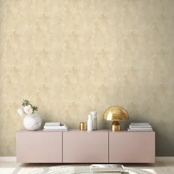 Profhome 396705-GU Papier peint aspect crépi texturé et des accents métalliques 5,33 m2