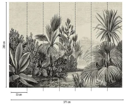 Profhome 382351-GU Papier peint photo lisse mat 3,71 m x 2,8 m