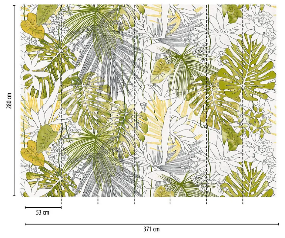 382321-GU Papier peint photo lisse mat 3,71 m x 2,8 m-Profhome Clearance