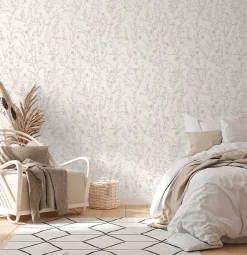 395464-GU Papier peint ton-sur ton lisse satiné 5,33 m2-Profhome Sale