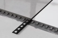 Profil angulaire J en acier inoxydable pour les carreaux 12mm x 2700mm - noir matt-Ilcom Sale