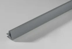 Grosfillex Profil d'angle de finition clipsable 5/8 mm gris