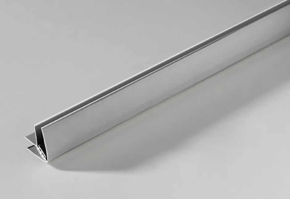 Grosfillex Profil d'angle de finition clipsable 5/8 mm aluminium