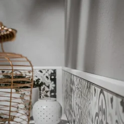 Tecnoprofils Profil d'Arrêt PVC 8 mm - Longueur 2.60 m - Blanc