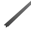 Profil décoratif T en acier inoxydable pour couvrir jonction Noir satiné - 20mm X 10mm X 2700mm-Ilcom Clearance