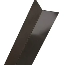 Profilé décoratif L Angle extérieur en acier inoxydable 20 mm x 20 mm x 2700 mm - gunmetal-Ilcom Discount