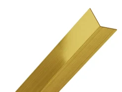 Profilé décoratif L Angle extérieur en acier inoxydable 30 mm x 30 mm x 2700 mm - or satiné-Ilcom Online