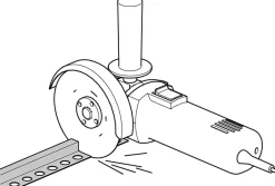 Profilé décoratif L Angle extérieur en acier inoxydable 30 mm x 30 mm x 2700 mm - or satiné-Ilcom Online
