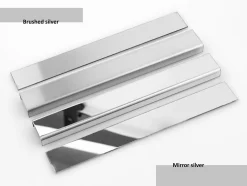 Ilcom Profilé décoratif Li Angle intérieur en acier inoxydable 30 mm x 30 mm x 2700 mm - argent poli