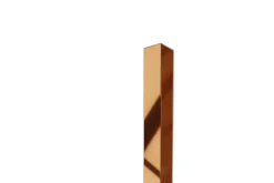 Profilé décoratif Li Angle intérieur en acier inoxydable 30 mm x 30 mm x 2700 mm - cuivre poli-Ilcom Clearance