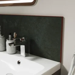 Diall Profilé de carrelage intérieur angle droit alu 22 mm x 2.5 m effet cuivre foncé