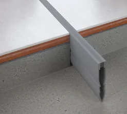 Diall Profilé de dilatation intérieur droit PVC gris lisse 8,5mmx250cm