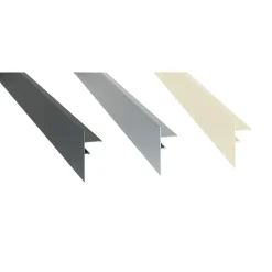 Profilé de finition clipsable pour terrasse sur plots - - Gris - 140-Jouplast Outlet