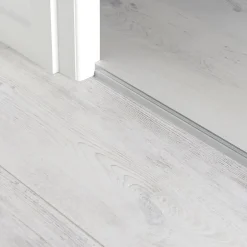 GoodHome Profilé de finition en U en aluminium pour sol , décor métal mat 8,5 x 1 800 mm