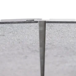 Profilé de jonction invisible H.255 x 3,3 cm, aluminium, argent, Deco Design vendu par 2-Schulte Sale