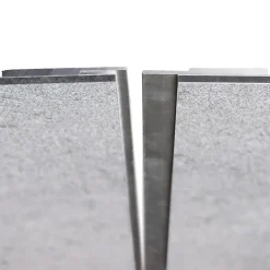 Profilé de jonction invisible H.255 x 3,3 cm, aluminium, argent, Deco Design vendu par 2-Schulte Sale