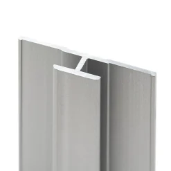 Schulte Profilé de jonction pour panneaux muraux DécoDesign, alu argenté
