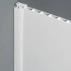 Profilé finition d'extrémité Grosfillex clipsable blanc