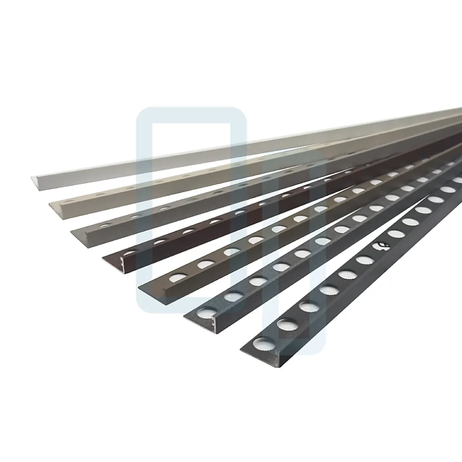 Profilé LAQUÉ BLANC MAT INTÉRIEUR/EXTÉRIEUR 12mm décoratif pour Carrelage Mural. Aluminium Laqué L.2,60m x 12mm. Luxury White-Lux Mosaic Sale