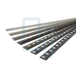 Profilé LAQUÉ MAT GRIS FONCÉ INT/EXT décoratif pour Carrelage Mural. L.2,60m x 9,5mm. Luxury Dark Grey-Lux Mosaic