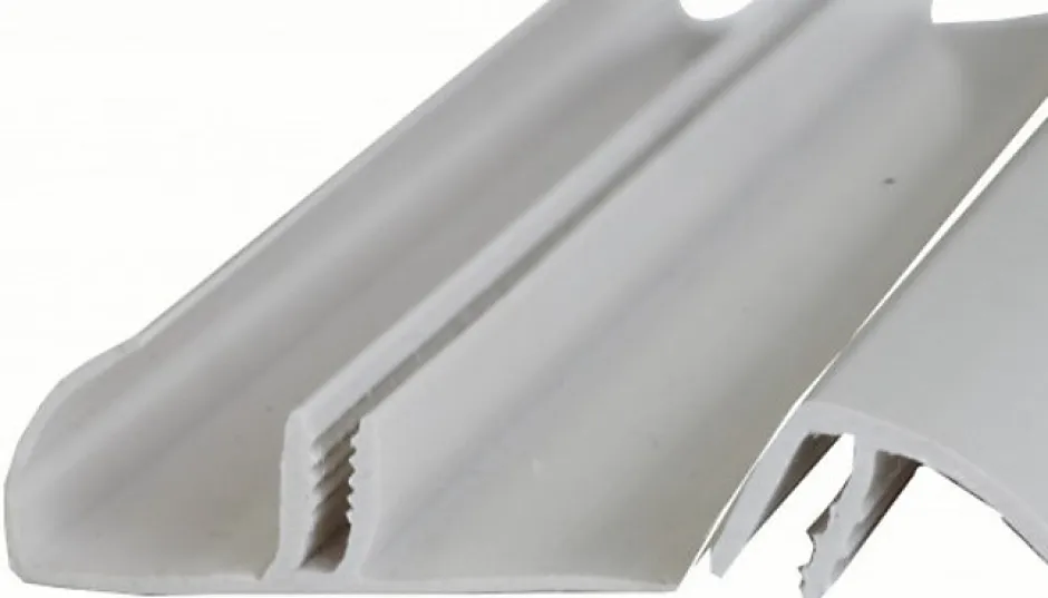 Profil multifonction PVC Blanc 260 cm