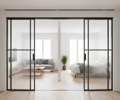 Profilé plat aluminium laqué noir 20 x 2 mm, L. 2,5 m-CQFD Outlet