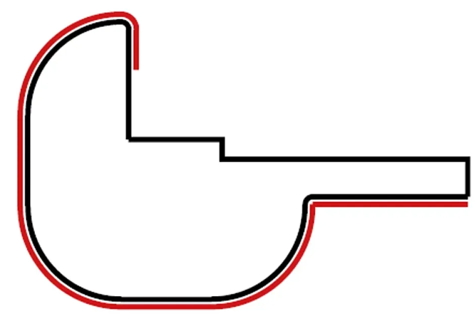 Profil rond en MDF massif blanc satiné 2760x29x19 mm SMOOTH WAVY-Hardwarexchange Outlet